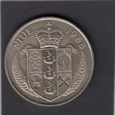 Beschrijving: 5 Dollar SOCCER 88 FR.BECKENBAUER